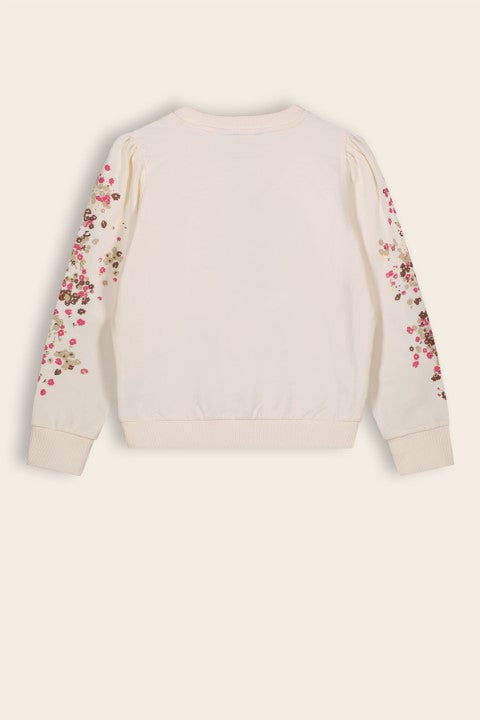 NONO Girls W23 NONO Kate girls sweater Pearled Ivory N309-5321 020