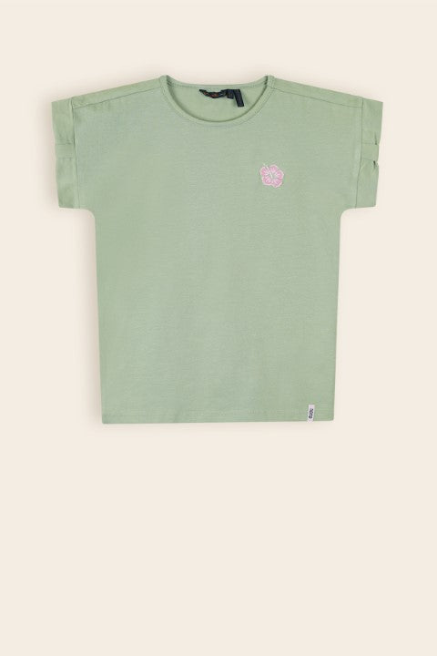 NoNo S24 Girls Kids Kamelle T-Shirt: You Are So Loved Sage Green N402-5400 339