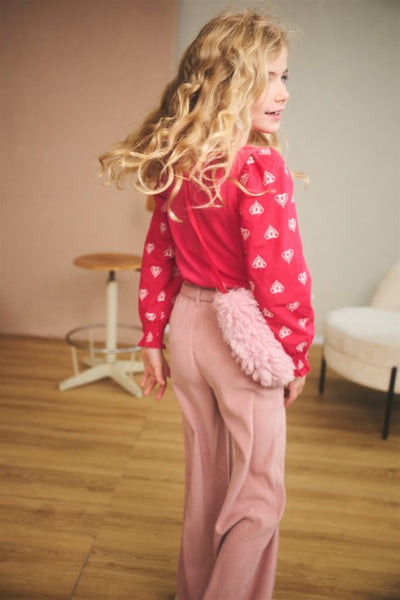 NoNo w24 Girls Kids Sayla Twill palazzo pants Vintage Rose N408-5609 240