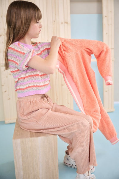 NoNo S25 Sun Solid Plissee Palazzo pants Sand Blush N502-5602 427