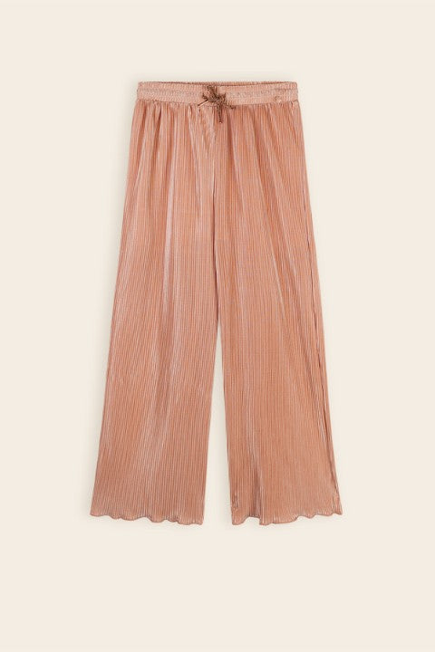NoNo S25 Sun Solid Plissee Palazzo pants Sand Blush N502-5602 427