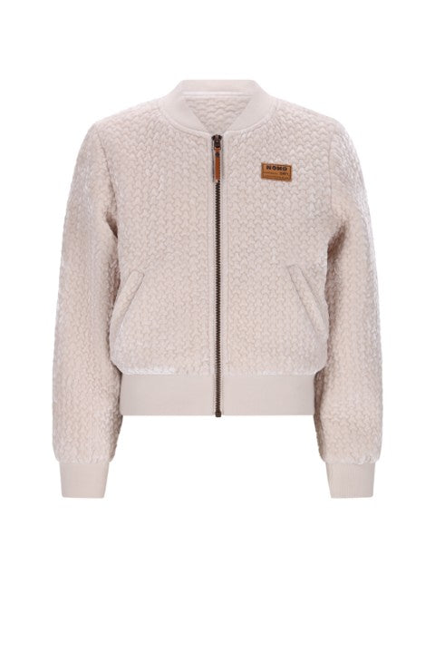 NoNo w25 Doris Stepped Velvet Jacket Pearled Ivory N508-5311 020
