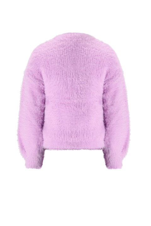 NoNo w25 Kate Soft Fluffy Knitted Sweater Lupine Lilac N508-5317 606