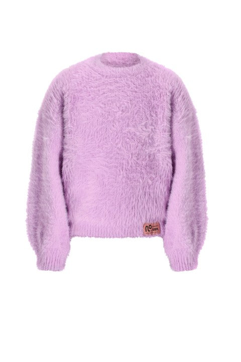 NoNo w25 Kate Soft Fluffy Knitted Sweater Lupine Lilac N508-5317 606