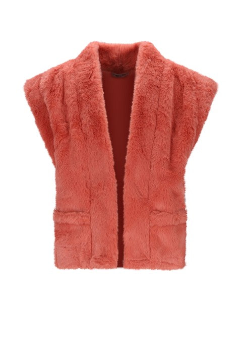 NoNo w25 Kila Gilet Solid Fur Lovely Lychee Pink N508-5318 258