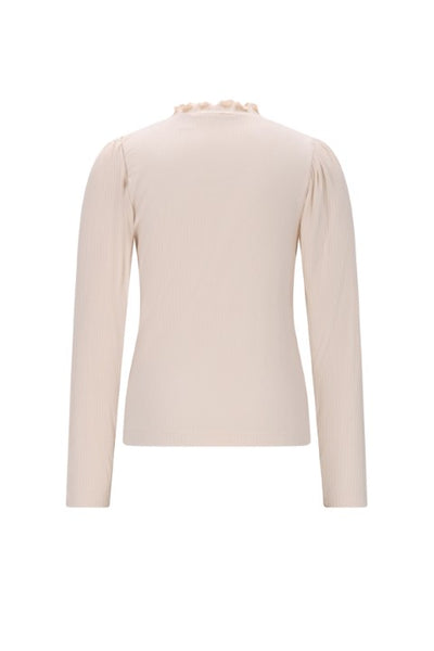 NoNo w25 Koss Ecovero Rib Jersey Essential Tshirt Pearled Ivory N508-5401 020