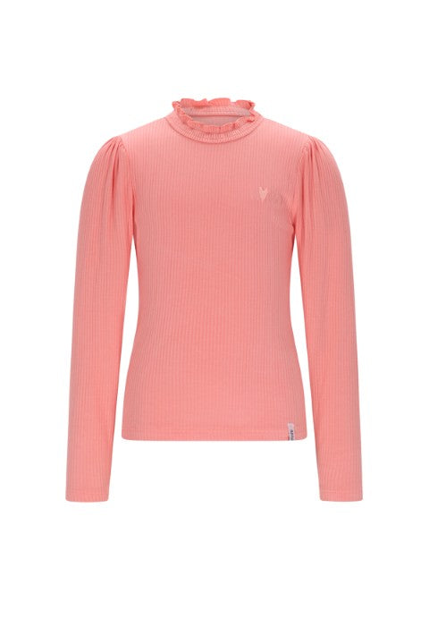 NoNo w25 Koss Ecovero Rib Jersey Essential Tshirt Lovely Lychee Pink N508-5401 258