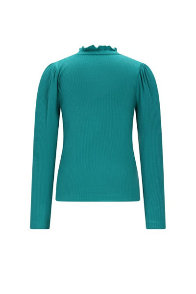NoNo w25 Koss Ecovero Rib Jersey Essential Tshirt Pacific Green N508-5401 340