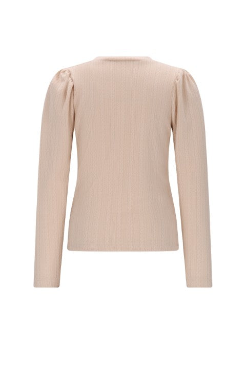 NoNo w25 Kiva Fancy Knit Jersey Pearled Ivory N508-5403 020