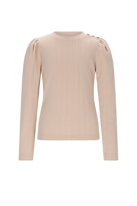 NoNo w25 Kiva Fancy Knit Jersey Pearled Ivory N508-5403 020