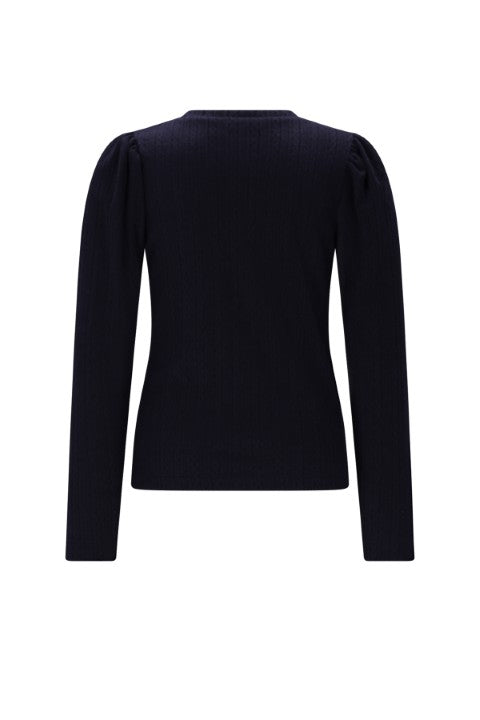NoNo w25 Kiva Fancy Knit Jersey Navy Blazer N508-5403 110