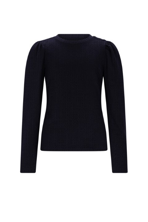NoNo w25 Kiva Fancy Knit Jersey Navy Blazer N508-5403 110