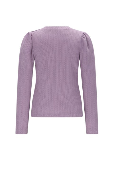 NoNo w25 Kiva Fancy Knit Jersey Lupine Lilac N508-5403 606