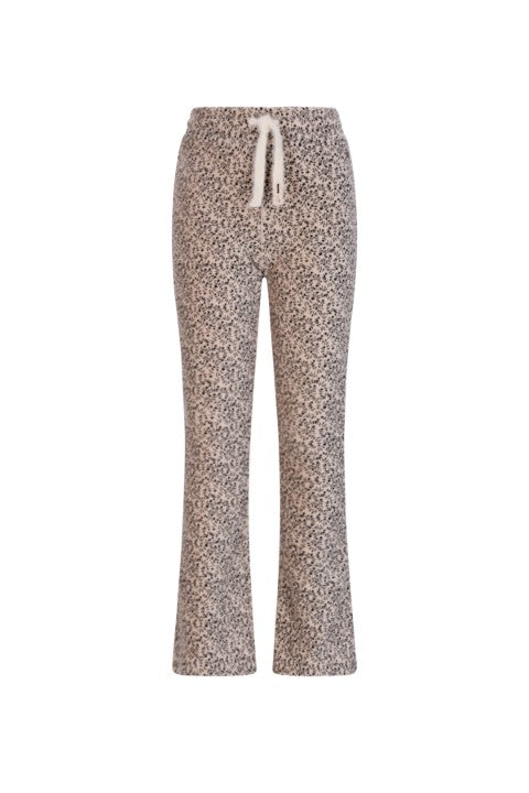 NoNo w25 Sady AOP Rib Jersey Flared Pants Pearled Ivory N508-5500 020