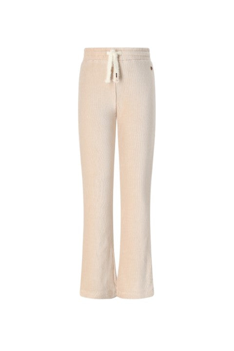 NoNo w25 Sady Velvet Rib Flared Pants Pearled Ivory N508-5502 020
