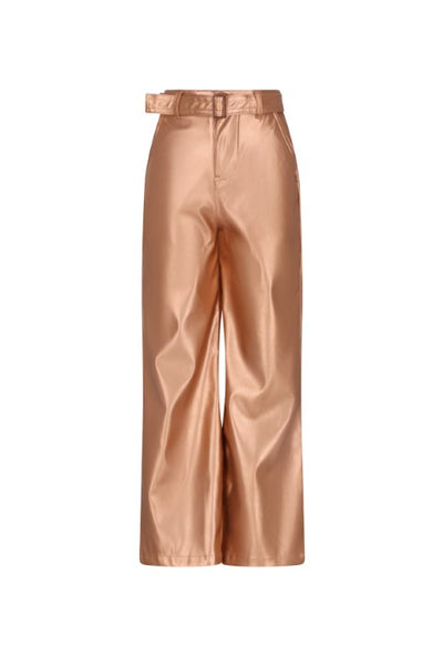 NoNo w25 Simona PU Fake Leather Wide leg Pants Taupe N508-5606 431