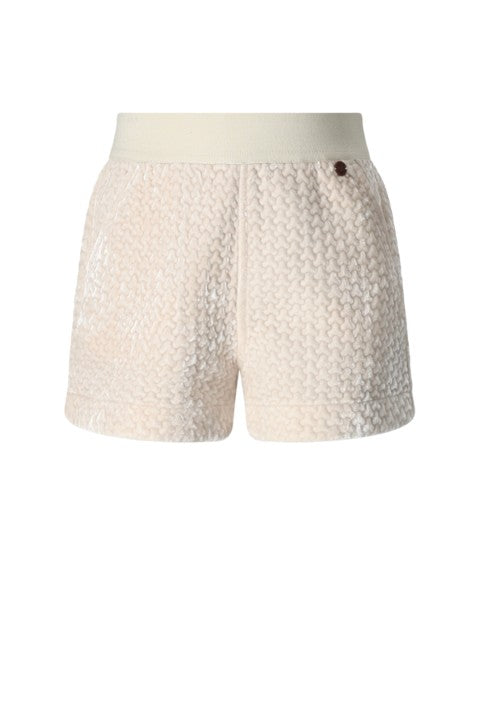 NoNo w25 Shorty Stepped Velvet Short Pearled Ivory N508-5607 020