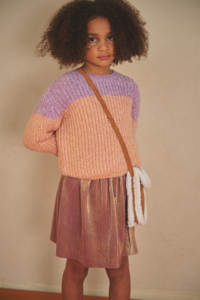 NoNo w25 Nele Metallic Plissee Skirt Lupine Lilac N508-5701 606