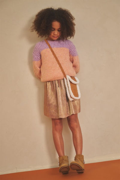 NoNo w25 Nele Metallic Plissee Skirt Lupine Lilac N508-5701 606