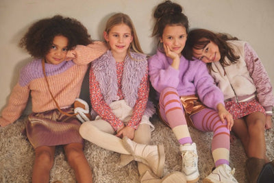 NoNo w25 Rachel Striped +ColoblockingTight Lupine Lilac N508-5903 606