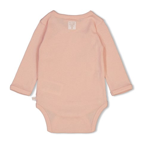 Feetje NOS Wikkelromper rib - The Magic is in You Roze 50200215 150
