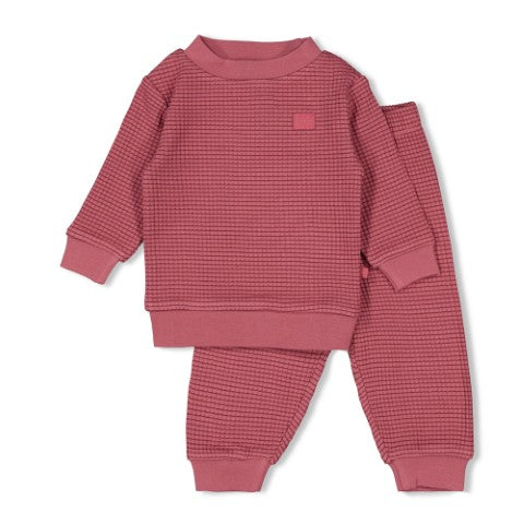 Feetje Wafelpyjama - Family Limited Edition Berry 305578