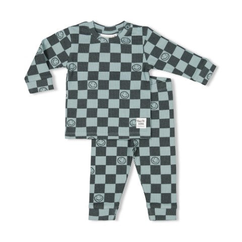 Feetje w24 Chester Check - Premium Sleepwear by Feetje Zeegroen 50500081