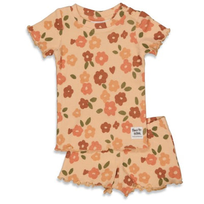 Feetje pyjama Belle Bloom - Premium Summerwear by FEETJE Perzik 50500067