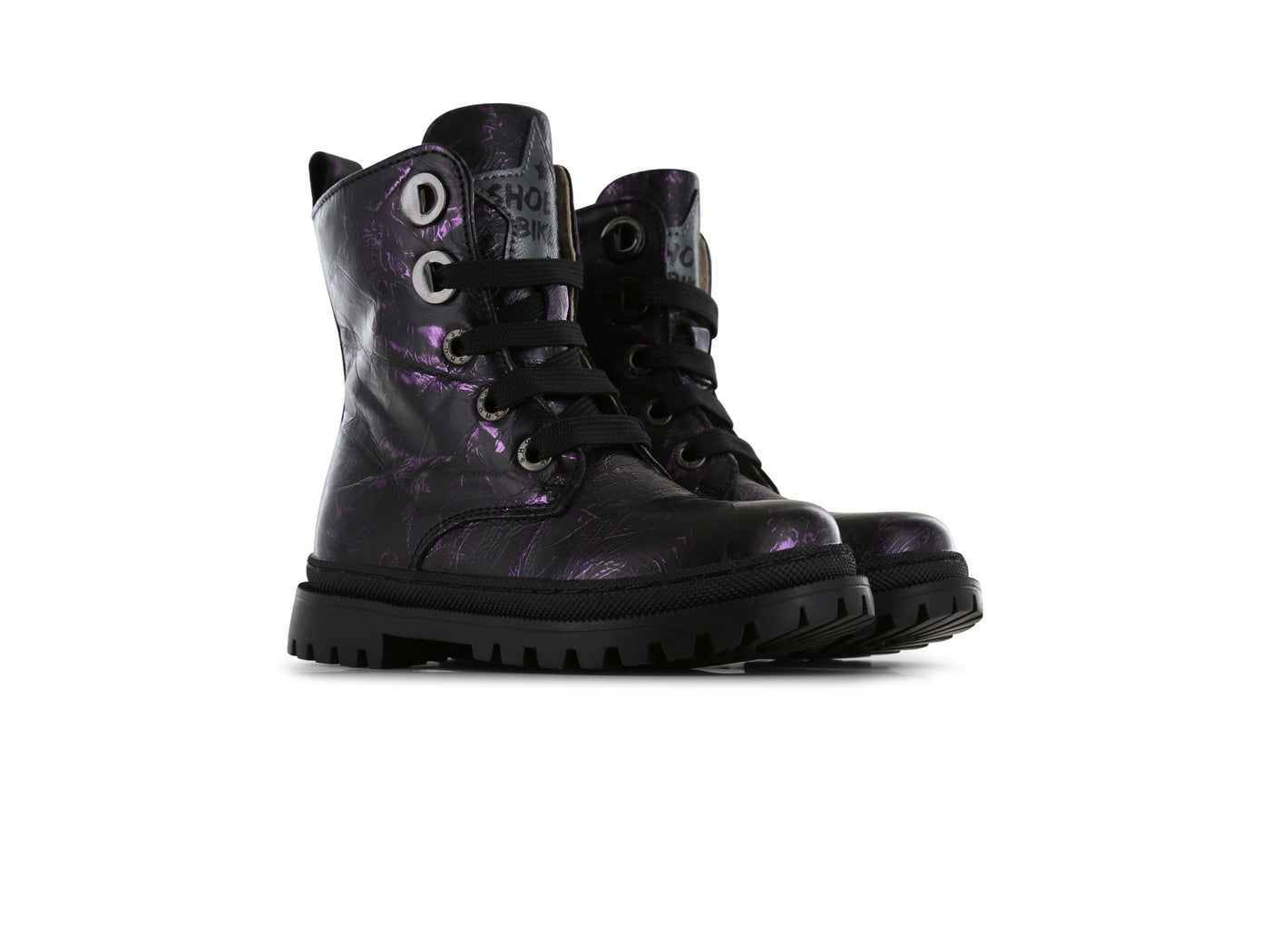 Shoesme W24 meisjes New Tank Purple black NT24W007-F