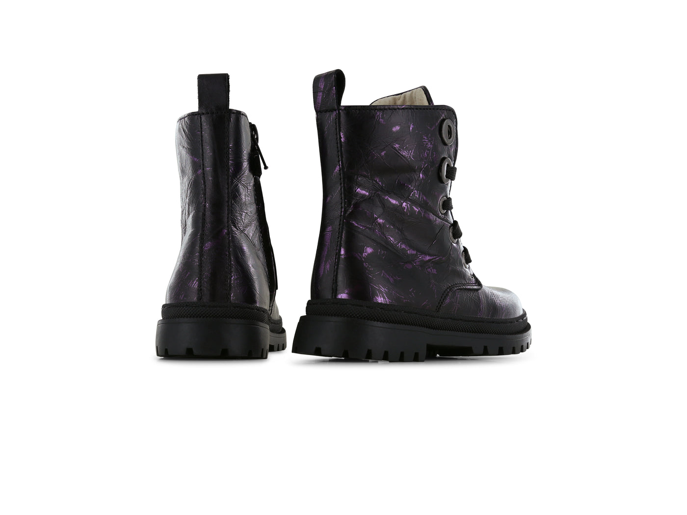 Shoesme W24 meisjes New Tank Purple black NT24W007-F