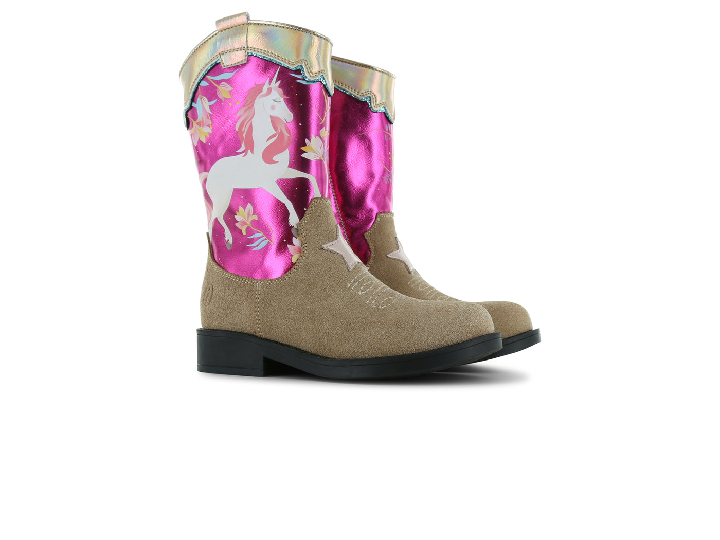 Shoesme W24 Boots Pink Unicorn NW24w010-a