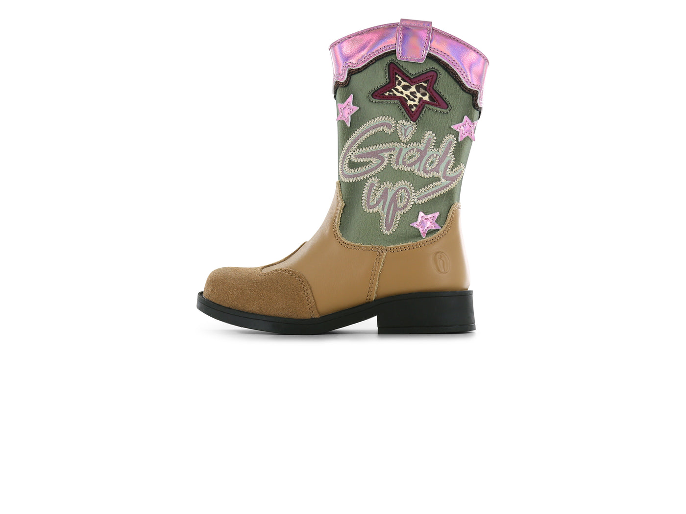 Shoesme W25 NW25W008-A Cognac Green Pink