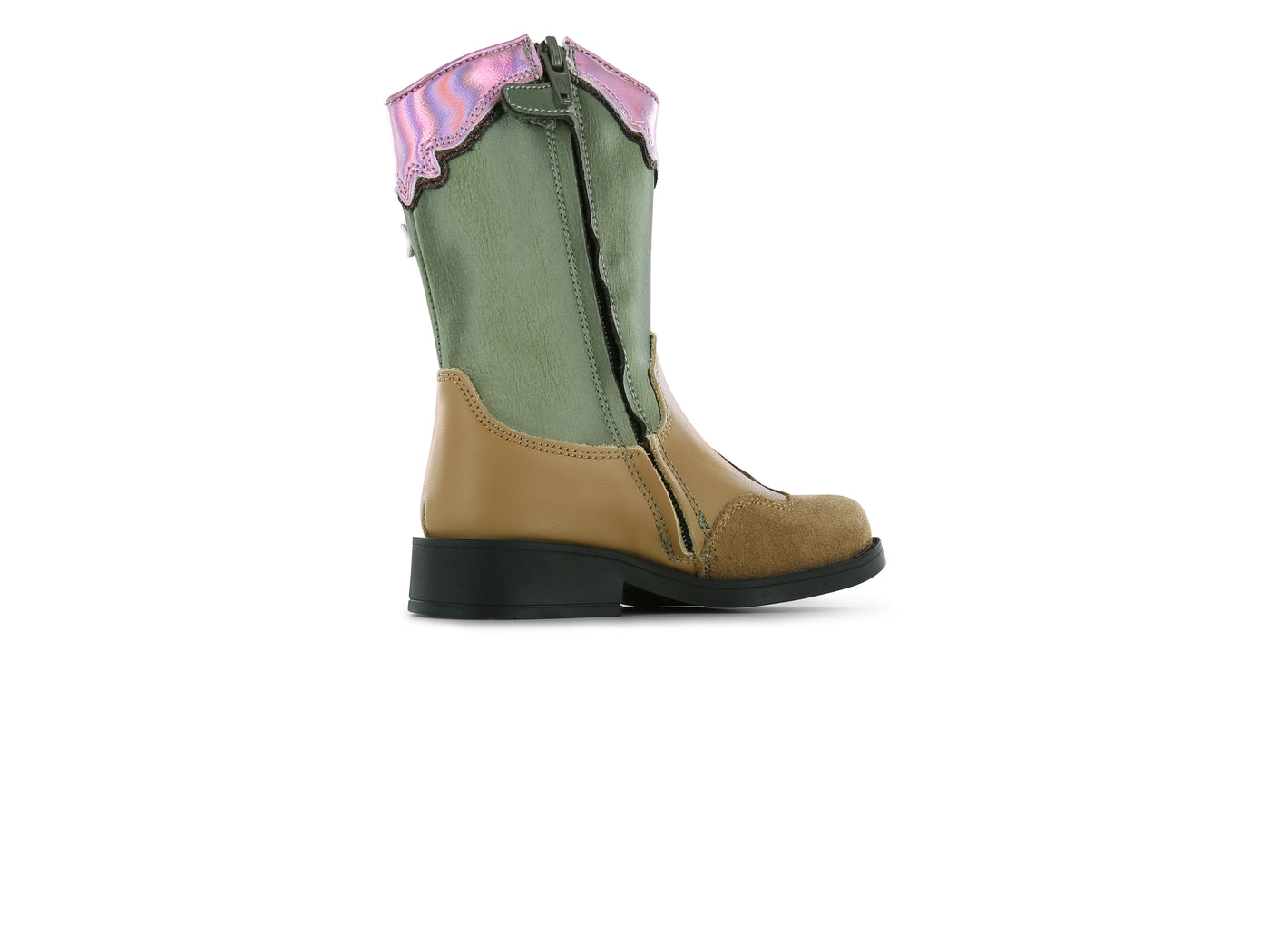 Shoesme W25 NW25W008-A Cognac Green Pink