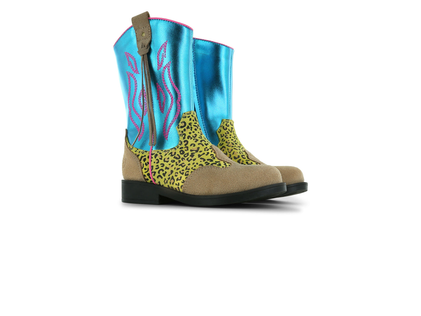 Shoesme W25 NW25W013-B Blue Metallic Cognac