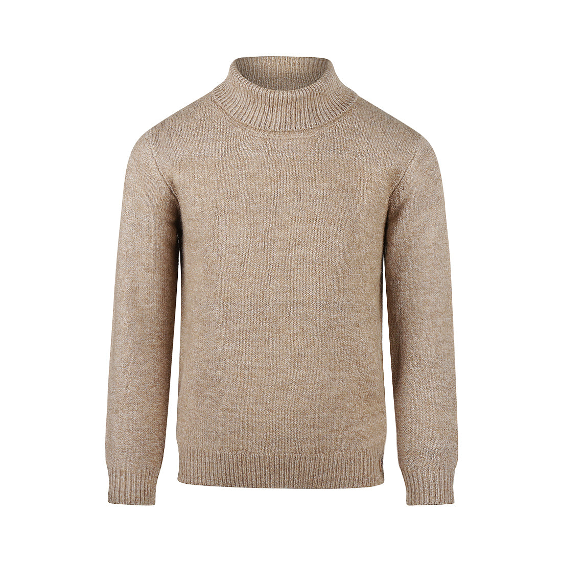 Koko Noko W25 boys Sweater with rollneck Dark sand O56800-37 D82