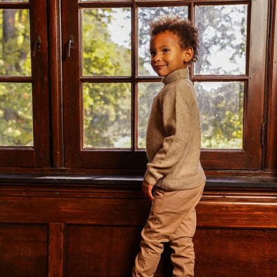 Koko Noko W25 boys Trousers loose fit Dark sand O56801-37 D82
