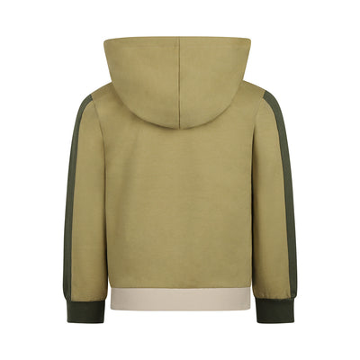 Koko Noko W25 boys Sweater with hood Dusty green O56802-37 44