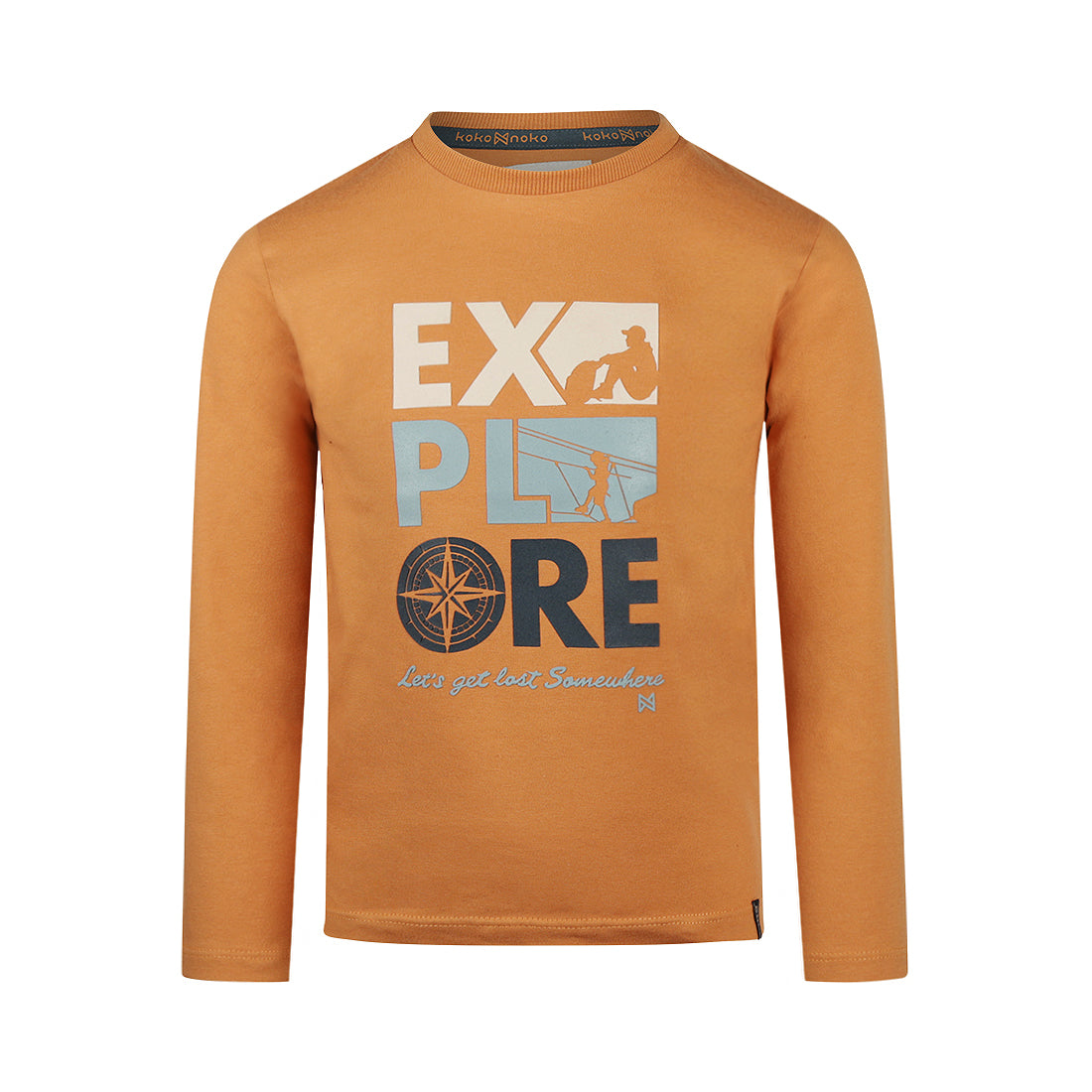 Koko Noko W25 boys T-shirt ls Camel O56833-37 88