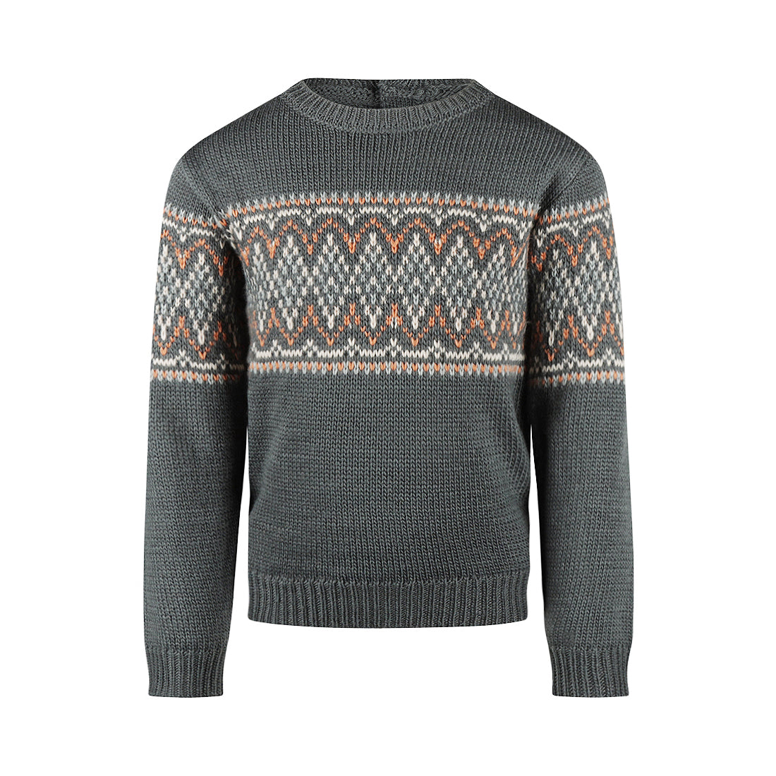 Koko Noko W25 boys Sweater with crewneck Steel blue O56836-37 66