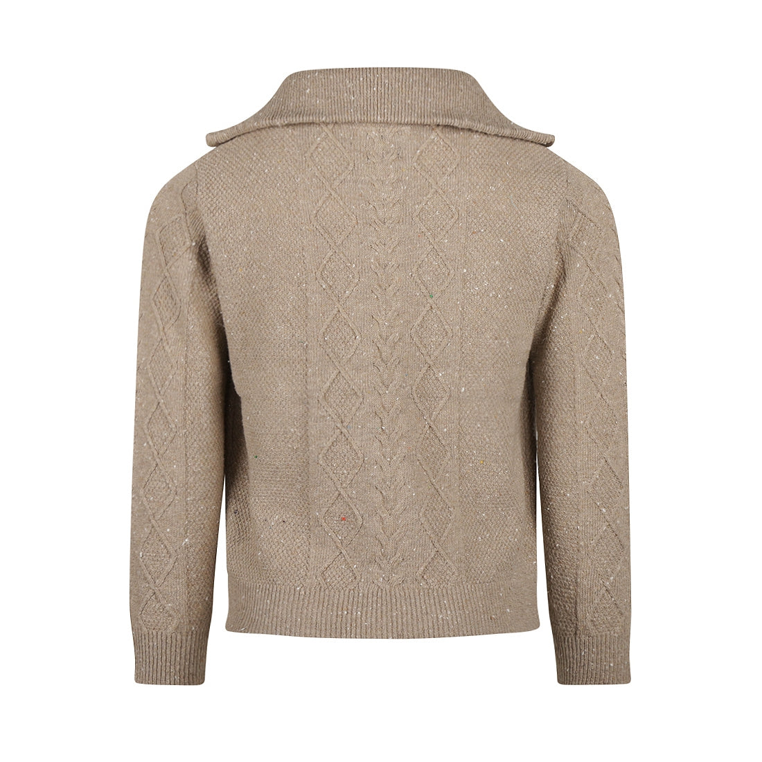 Koko Noko W25 boys Sweater with collar Taupe O56857-37 111