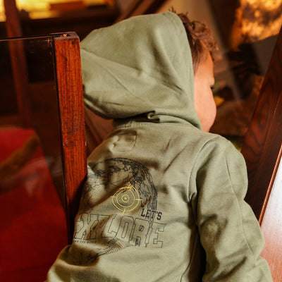 Koko Noko W25 boys Sweater with hood Green O56882-37 41