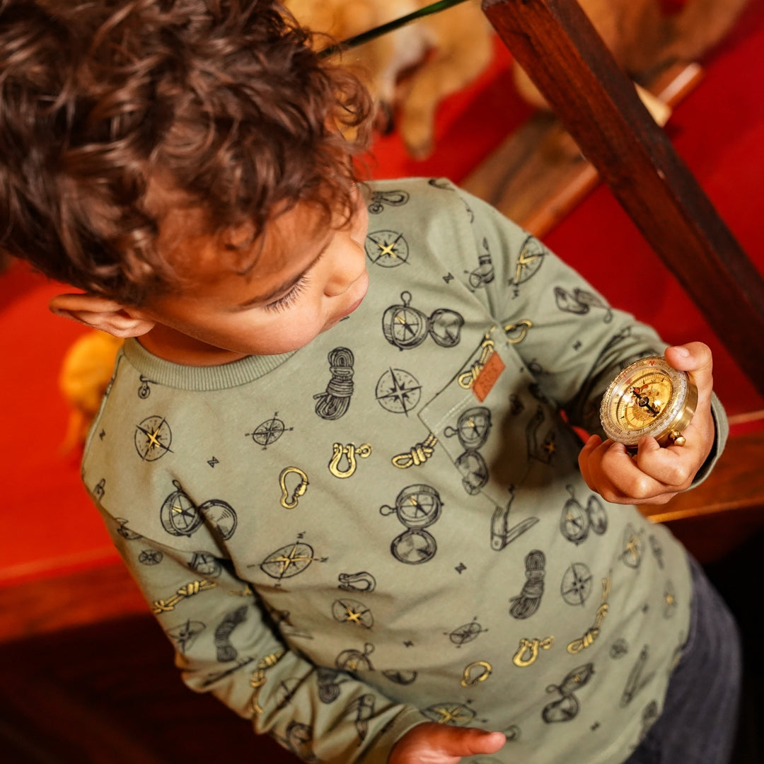 Koko Noko W25 boys T-shirt ls Green O56887-37 41