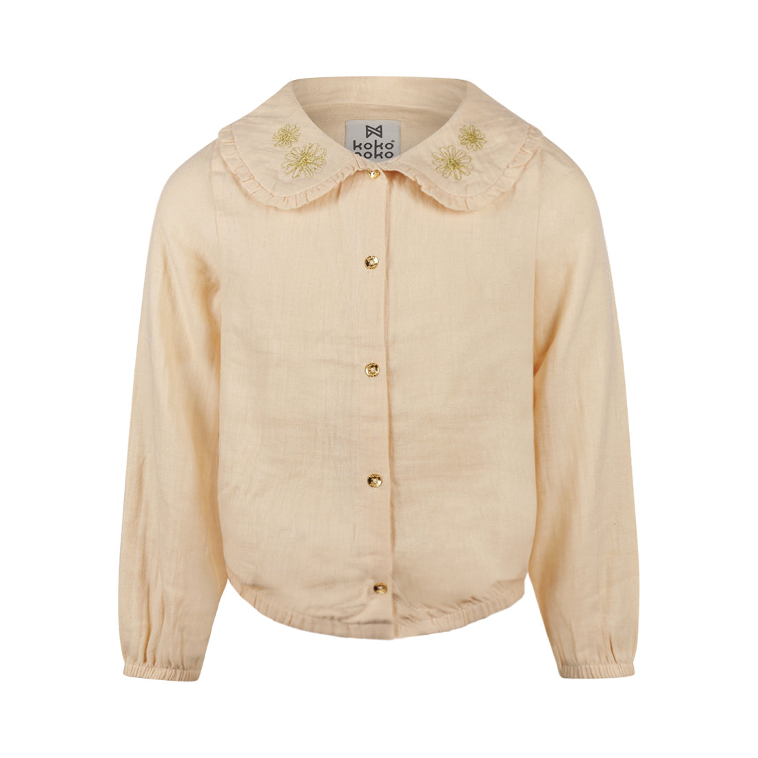 Koko Noko W25 girls Blouse ls  Off white O56903-37 2