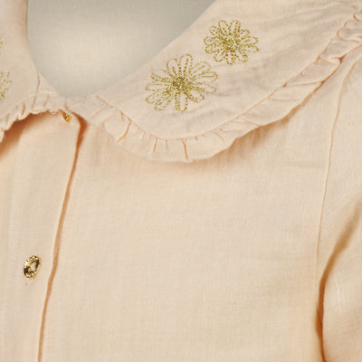 Koko Noko W25 girls Blouse ls  Off white O56903-37 2