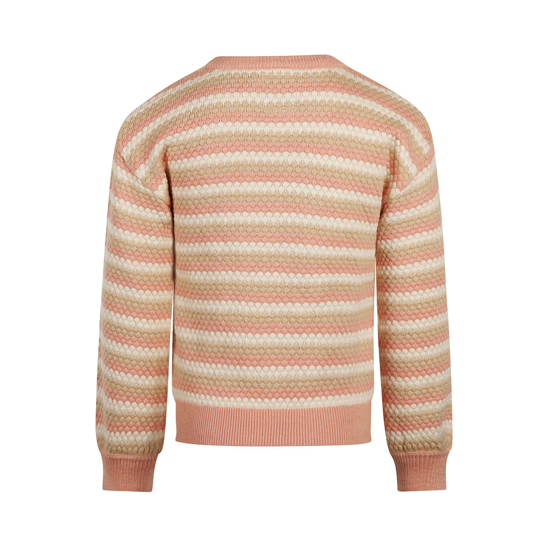 Koko Noko W25 girls Sweater dropped shoulder Dusty pink O56925-37 123