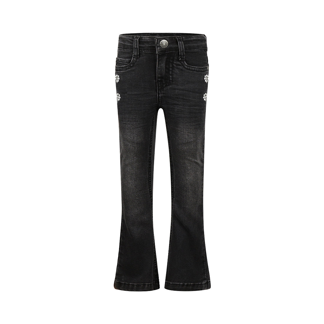 Koko Noko W25 girls Jeans flared Black jeans O56929-37 9930