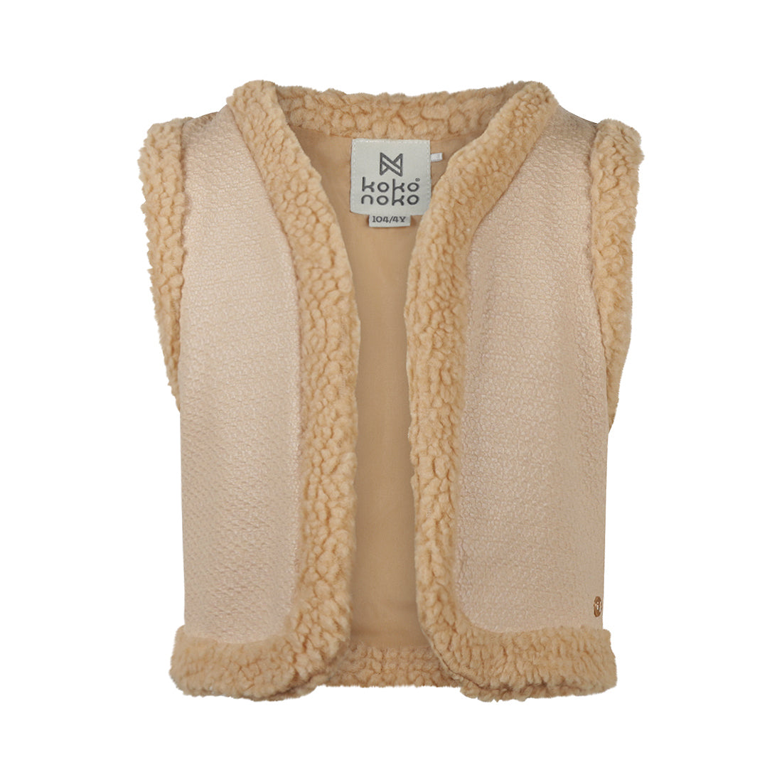 Koko Noko W25 girls Waistcoat Sand O56933-37 82