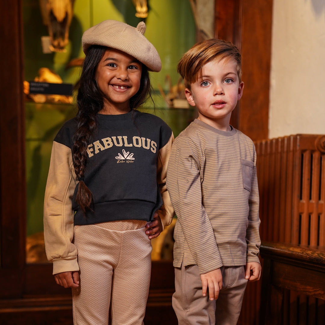 Koko Noko W25 girls Trousers flared Sand O56938-37 82