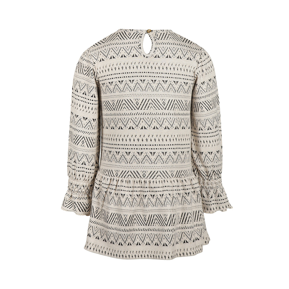 Koko Noko W25 girls Dress ls  Off white O56943-37 2