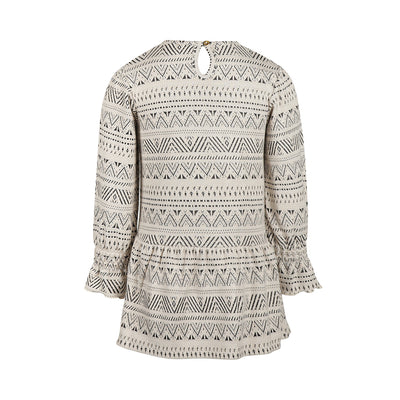 Koko Noko W25 girls Dress ls  Off white O56943-37 2